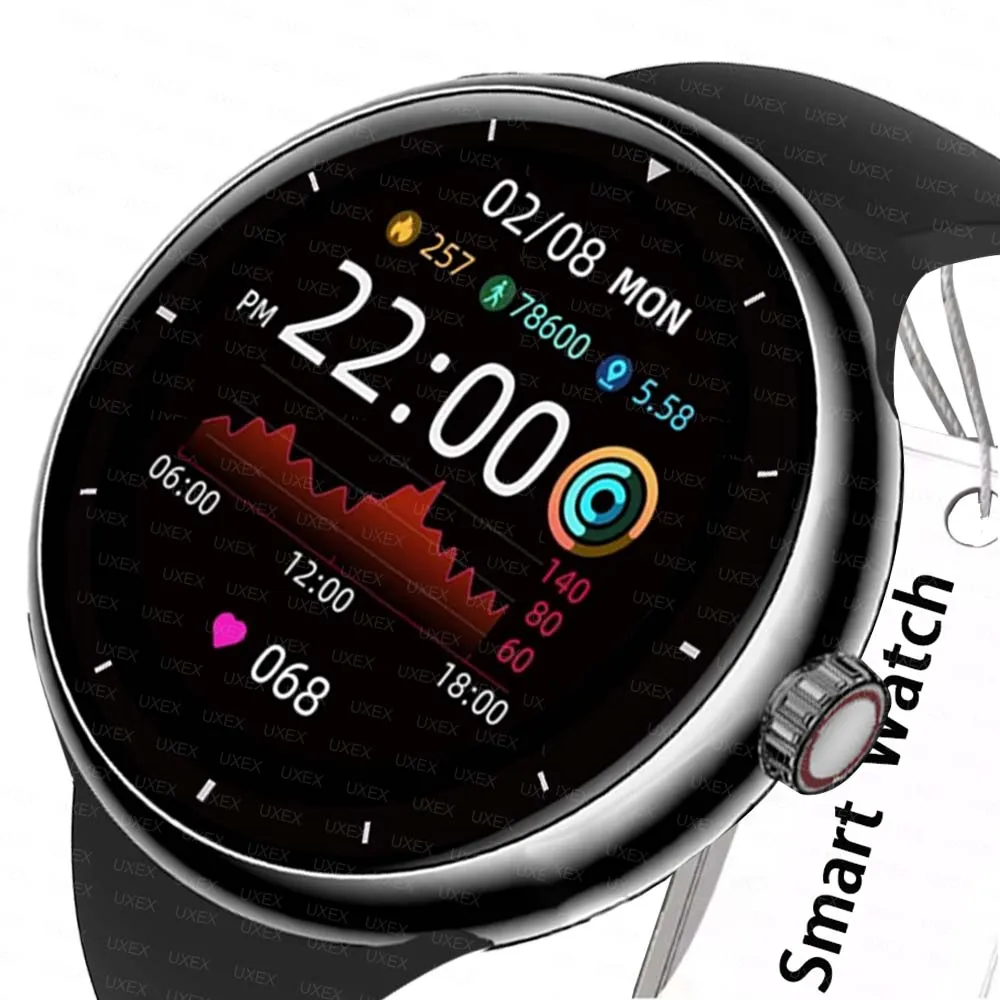 

New Smart Watch Women Men Full Touch Screen Bluetooth 5.2 Call Waterproof Watches Sports Fitness Tracker Factory Watches Ladies