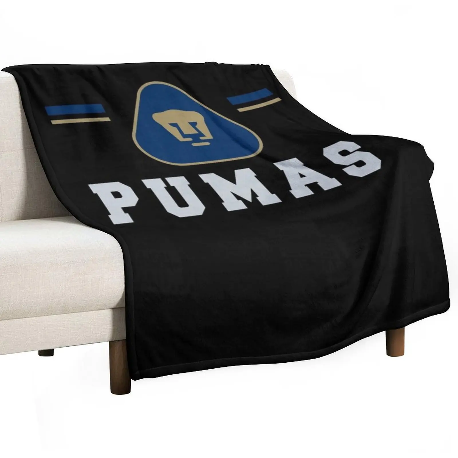 

Pumas Unam - Mexican Soccer Team Family Gifts Throw Blanket Cozy Sofa Blanket for TV Watching Napping