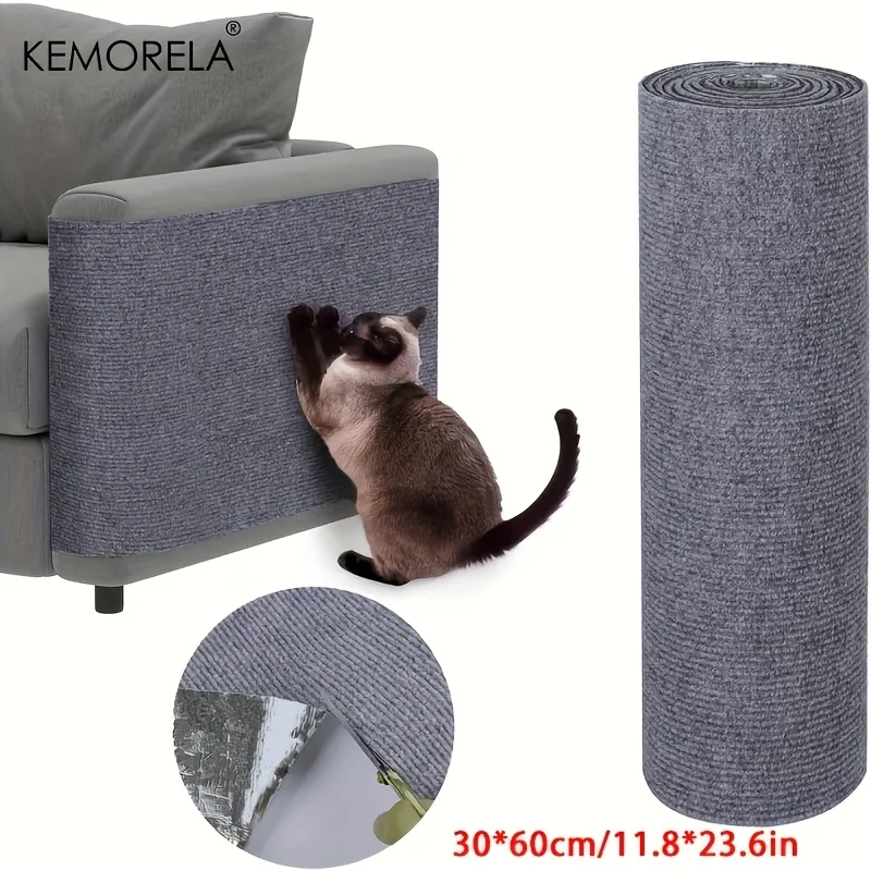 Mehrzweck-Kratzmatte für Katzen – selbstklebende Möbelschutzstreifen für Wohnzimmer, Sofa, Beine, Tisch, wasserdicht, kratzfest