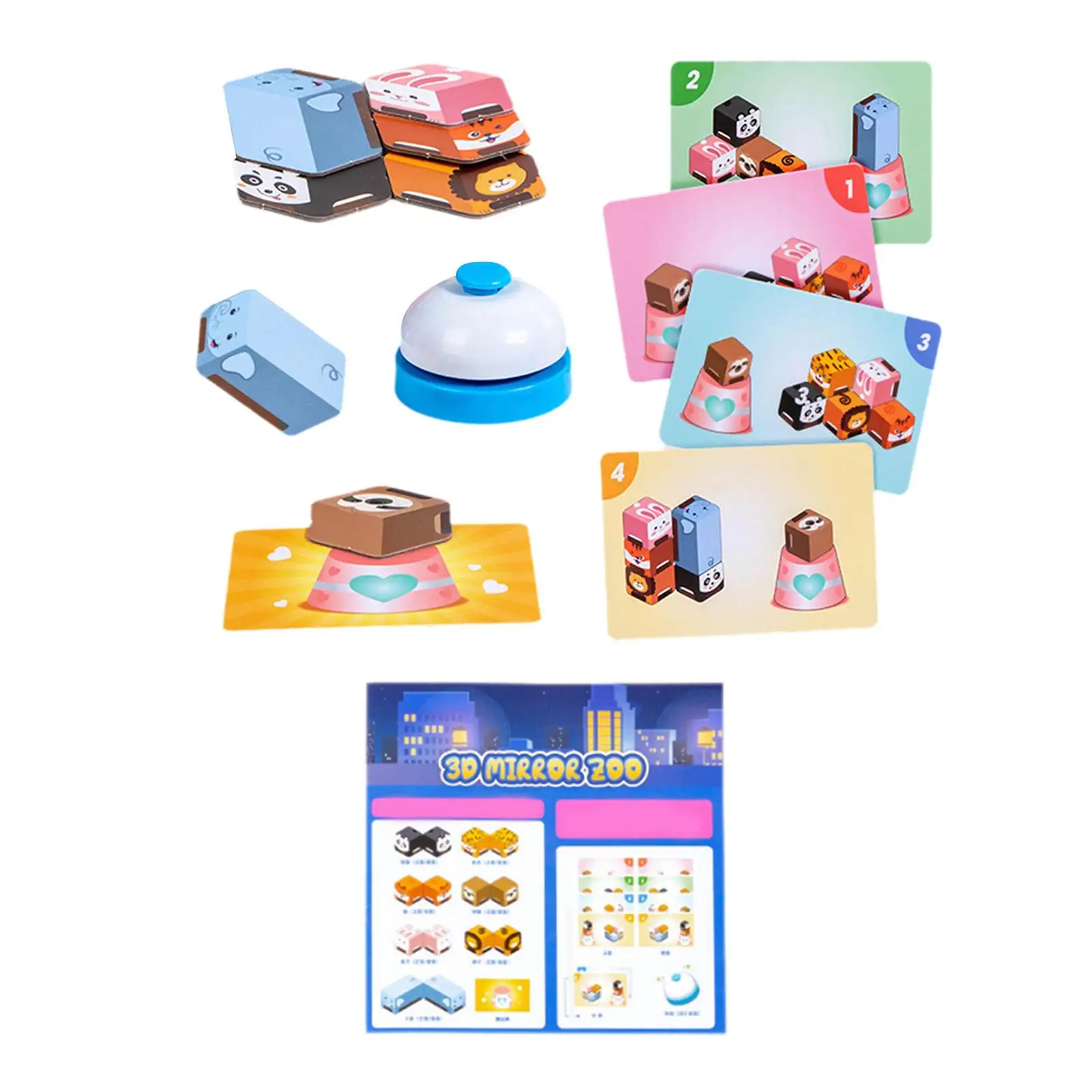 

Educational Building Blocks Spatial Thinking Preschool Learning Toys Education Toys Mirror Imaging Puzzle Games for Kids Age 3+