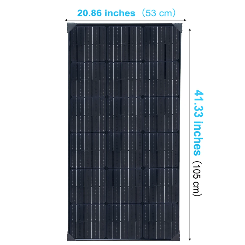 Solar Panels 100W 120W 150W 12V Solar Panel High-Efficiency Cell,19.8V PV Module Power Charger for Van RV Marine Cabin Roof Home