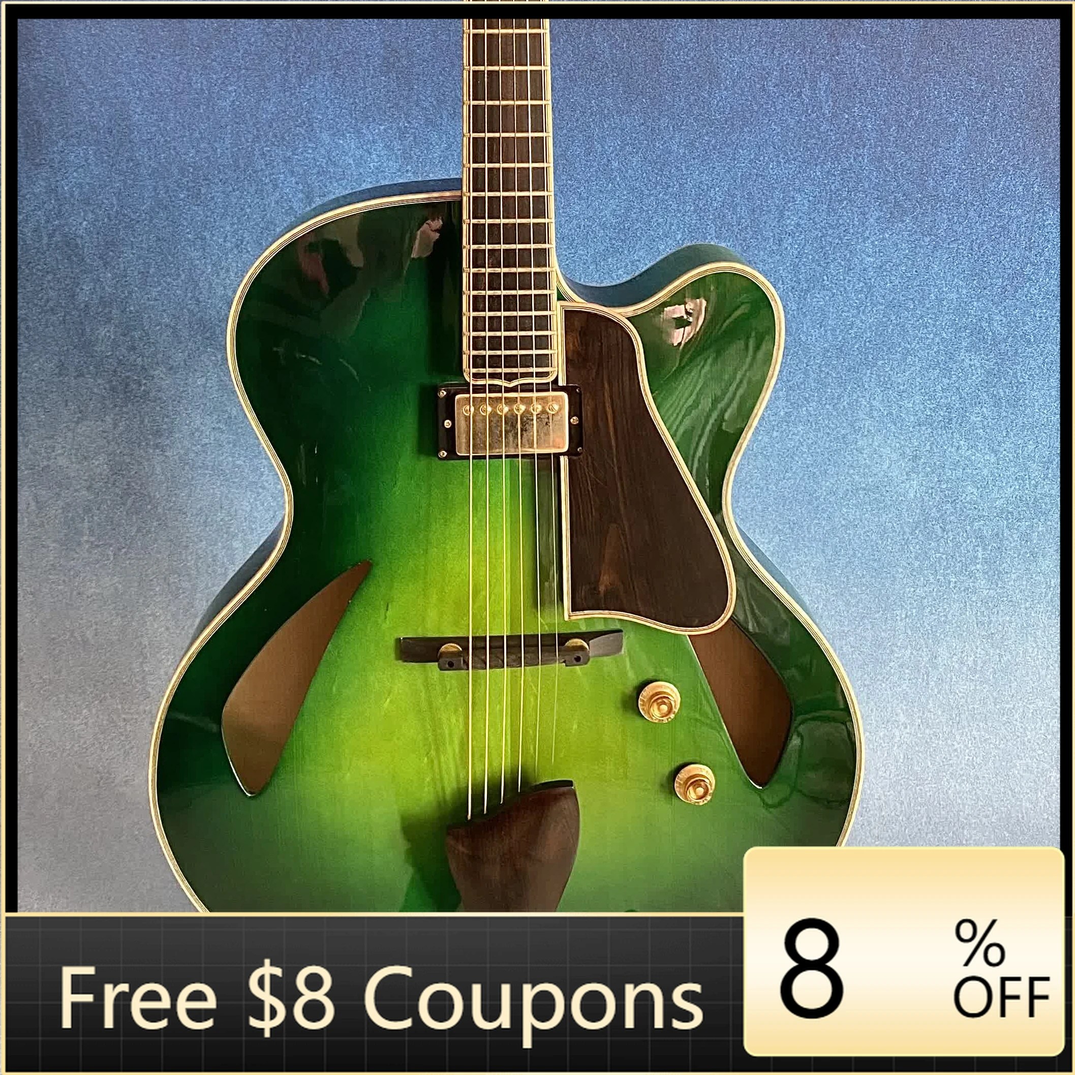 

STLF Yunzhi Customizable Electric Acoustic Jazz Guitar Solid Wood Body with Ebony Fingerboard Handmade Maple Top Spruce Material