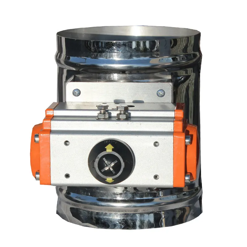 Stainless steel two-way pneumatic air valve air volume control valve