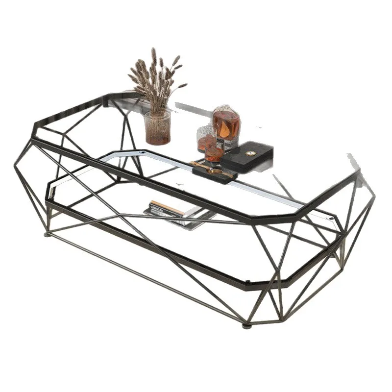 Table Simple tempered glass Casual barber shop Video room Internet celebrity