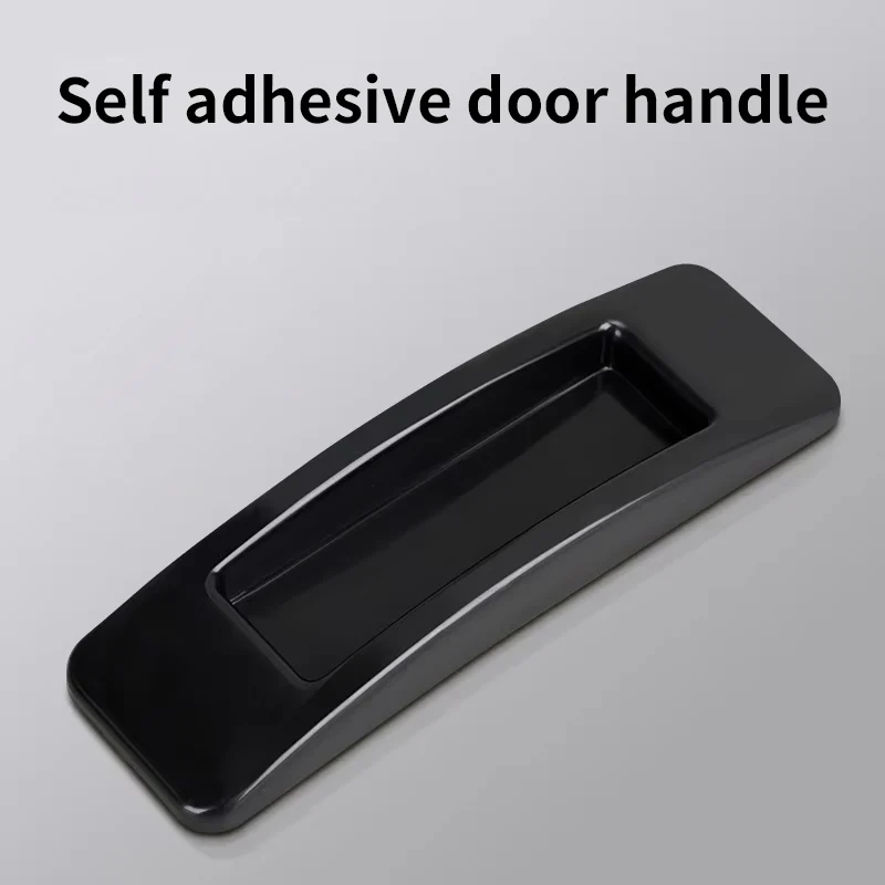 Self-Adhesive Door Handle Window Glass Door Wardrobe Sliding Auxiliary Punch-Free Bathroom Door Sliding