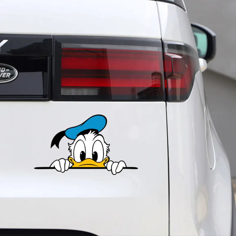 Mickey Mouse Minnie Cartoon Cute Lovely Decals Car Stickers For Rearview Mirrors Window Windshield Trunk Bumper Motorcycles view 4