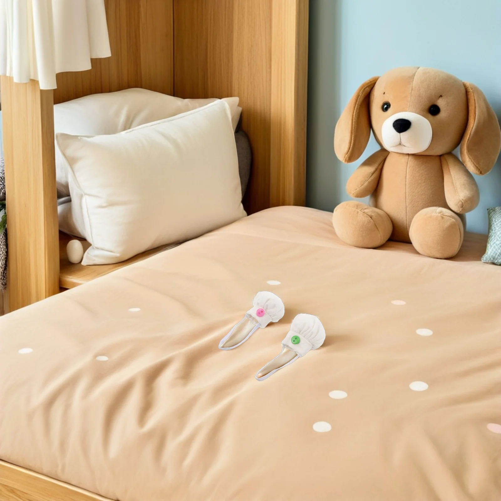 หมวกตกแต่งตุ๊กตา 4 ชิ้น สำหรับตุ๊กตาขนาด 10-15 ซม. ทำจากผ้าฝ้ายเนื้อนุ่ม หมวกทำอาหาร งานฝีมือ DIY ตุ๊กตา งานปาร์ตี้ อุปกรณ์ประกอบฉากถ่ายภาพ
