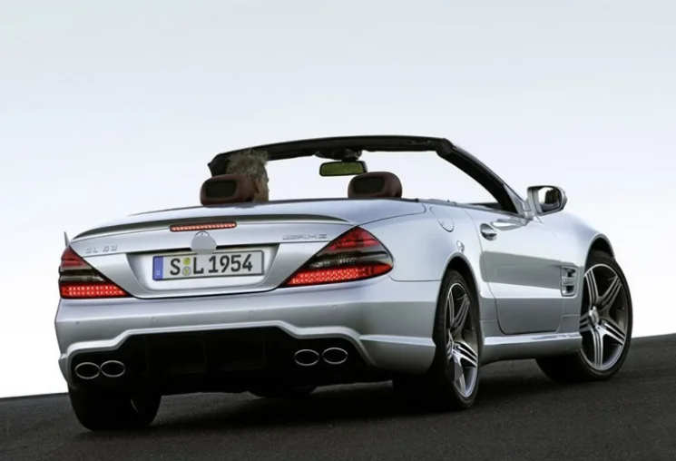 for Mercedes Benz R230 rear trunk lip spoiler tail wing SL SL350 SL500 SL55 SL63 modified deflector 2003-2012 year