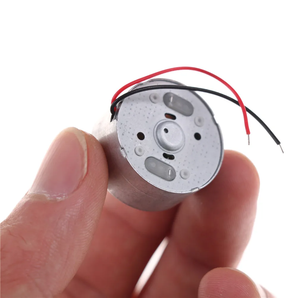 1X Micro DC Motor RF-300C 6600RPM DC 1.5V-6V Start Laser Molded Parts Toy Motors DIY Model Accessories