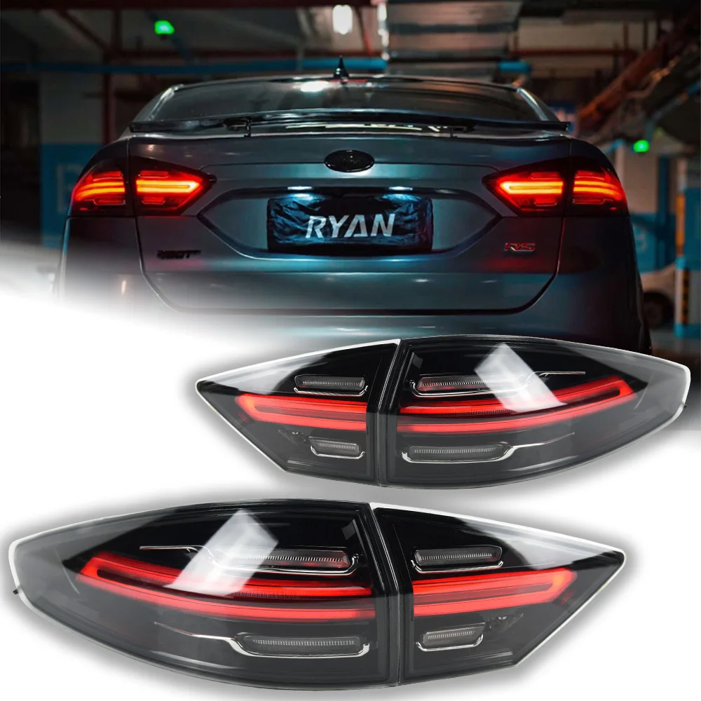 Car Lights For Ford Fusion Led Tail Lamp 2013-2016 Mondeo Signal Tail Light Animation Rear Stop Brake Reverse Auto Accessories