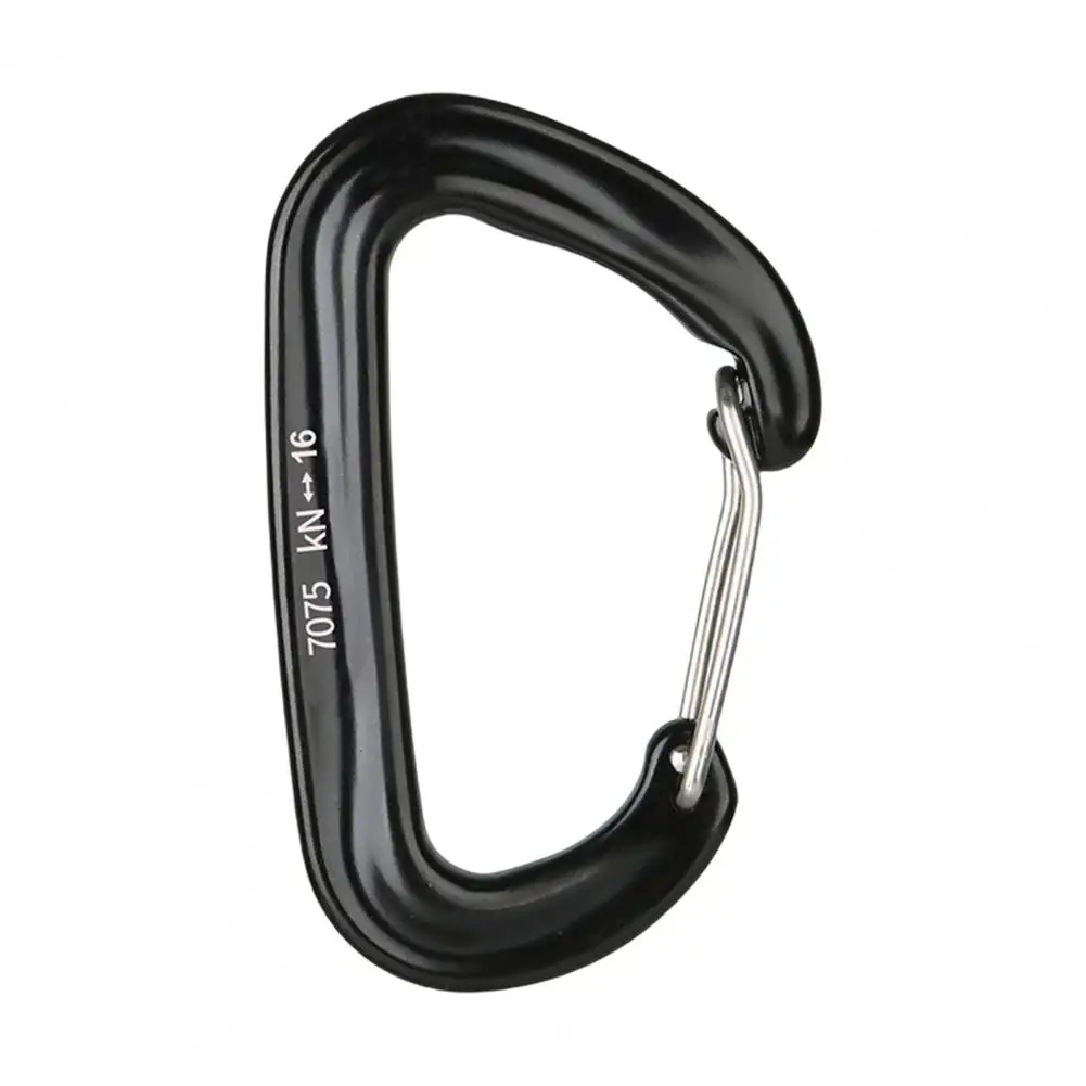 16KN Sturdy Mountaineering Hook Anti Slip Uniform Force Professional Climbing Carabiner Multipurpose