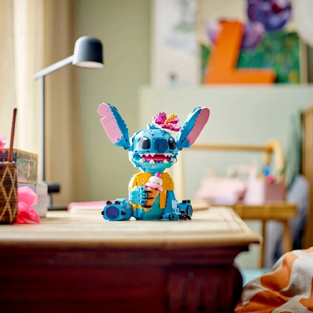 Ideas Experiment 626 Blue Monster 43249 Building Blocks Kit, Buildable Figure With Ice Cream Cone Gifts For Girls and Boys Toys