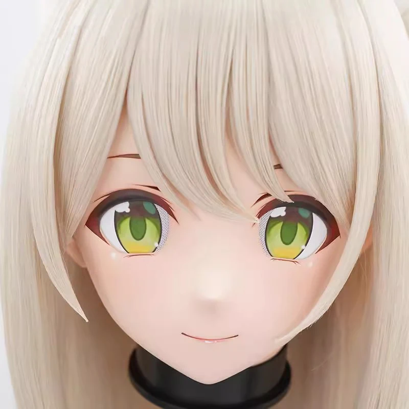 手作りカスタマイズ日本アニメキャラクター女性/女の子樹脂 Kig マスク全頭ロックアニメコスプレ着ぐるみマスク