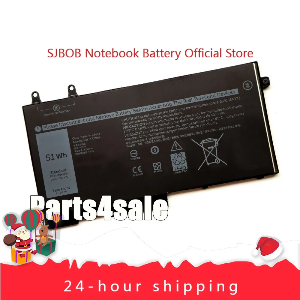 

51 Втч новый аккумулятор R8D7N 1V1XF для Precision 3540 3550 Latitude 5400 5500 5511 аккумулятор для ноутбука