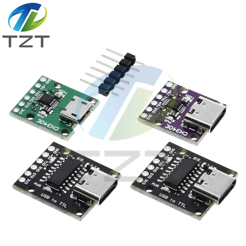 TZT 1/3PCS CH340N SOP8 USB to TTL Module Pro Mini Downloader Replaces CH340G CH340E CH340C CH9340 For Arduino ESP32