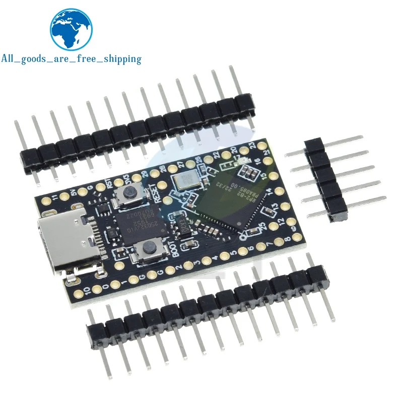 Carte de développement Micro RP2040 Pro, 4 mo, double cœur, prend en charge Mciro Python, Compatible avec Raspberry PI PICO, 1/3 pièces