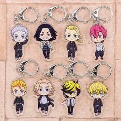 Tokyo Anime Keychain 9 Styles Arcylic Cartoon Figures Keyrings Kawaii Key Chain Accessories