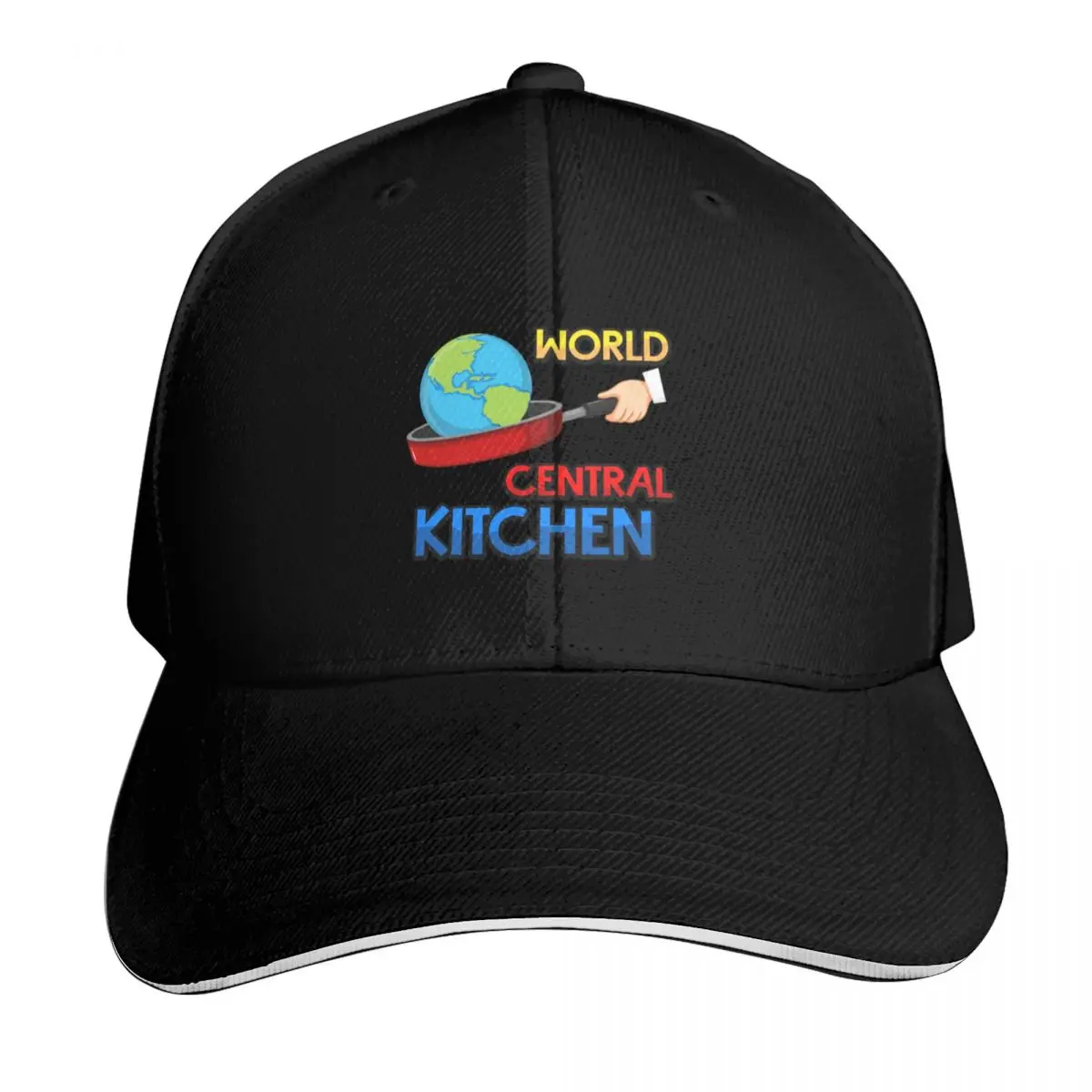 world central kitchen Baseball Cap Adjustable Buckle Closure Moisture Wicking Quick Dry Curved Brim Classic Fit