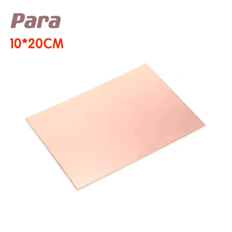 

Double Side Copper Clad Plate FR4 10*20cm DIY Printed Circuit PCB Kit Laminate Circuit Board 10x20cm Glass Fiber Universal Board