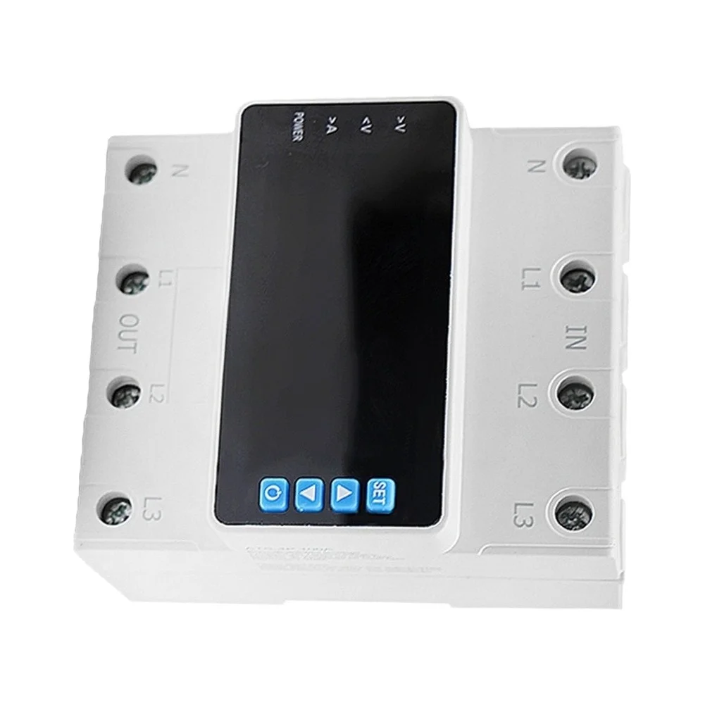 Adjustable 4P Three-Phase Protection Device with Real-Time Monitoring for Industrial Power Supply Stability and Reliability