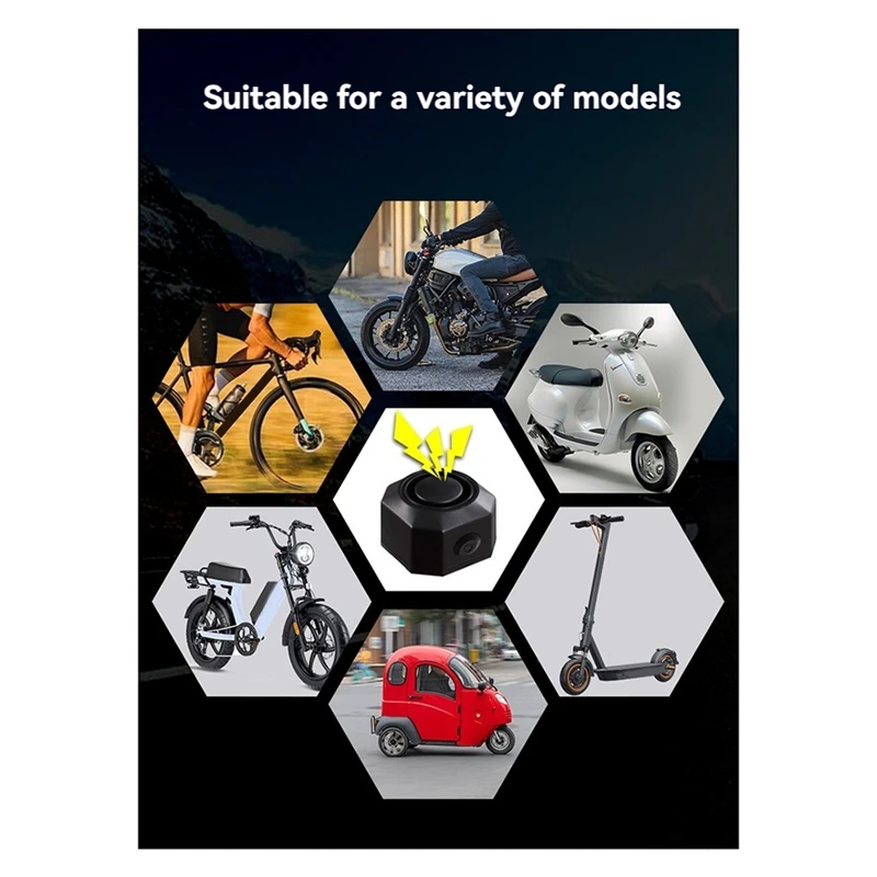 Nuevo sistema de alarma de bicicleta recargable, accesorios antirrobo, robo de vehículo con Control remoto, candado para bicicleta