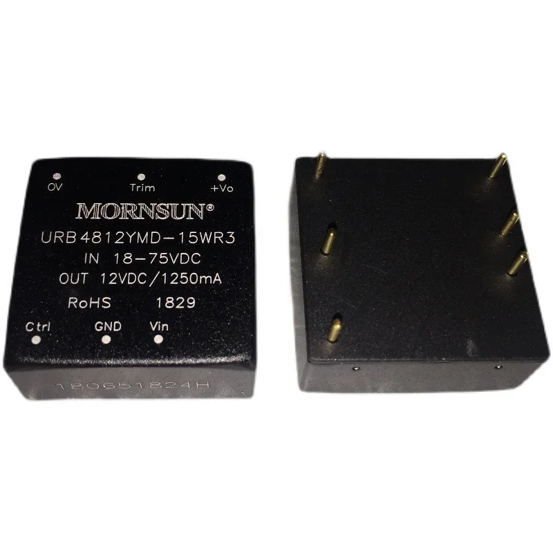 

URB4812YMD-15WR3 Jinshengyang DC-DC power module 18-75V to 12V 1250mA 15W