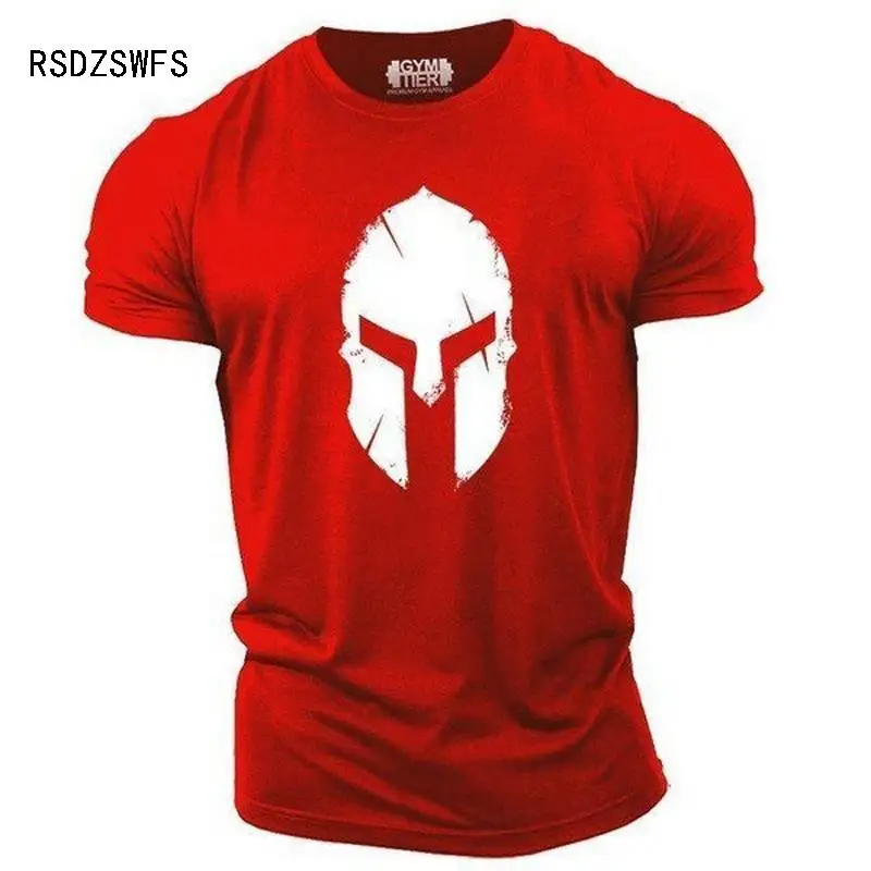 2023 New Summer 3D Printing Spartan Summer T-Shirt Men And Women Three-Way Sparta Shirt 3D Printing T-Shirt