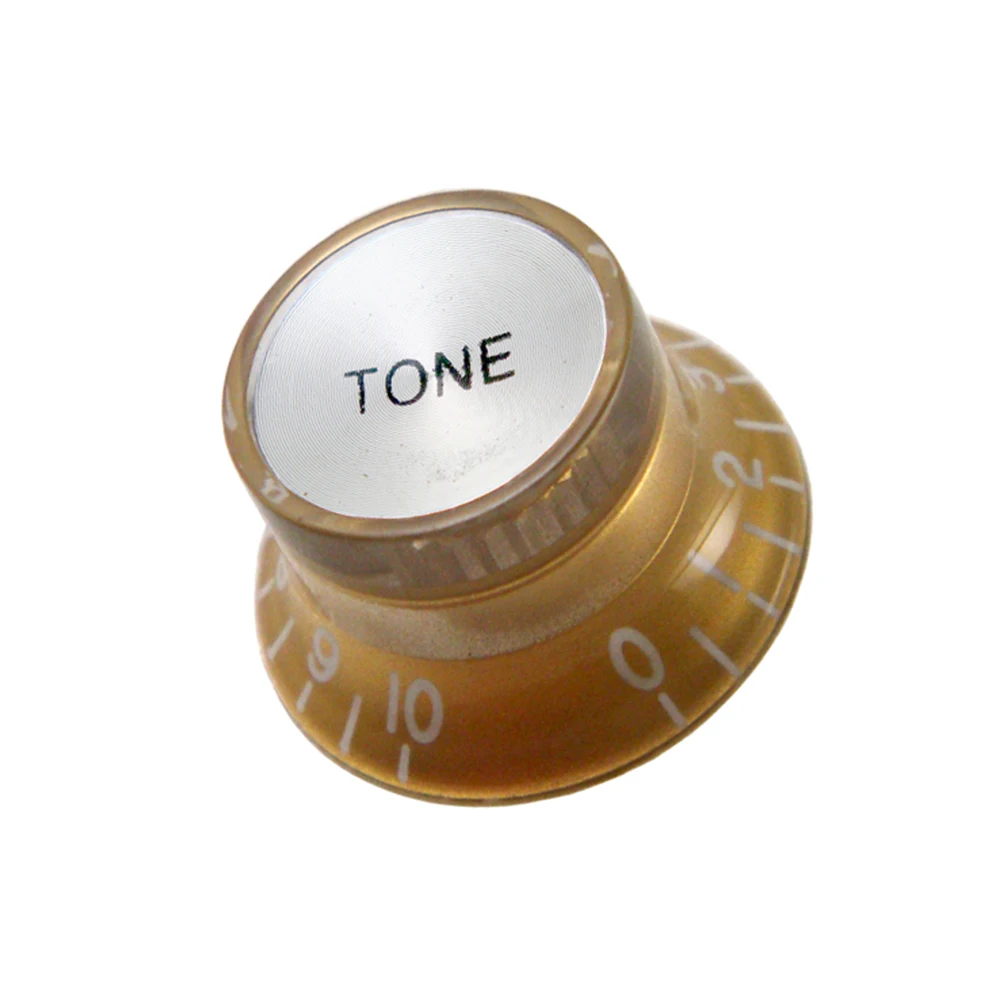 4 Pcs Guitar Speed Control Knobs Set for Electric Guitar 2 Volume & 2 Tone Knobs Compatible with For LP and For SG Models