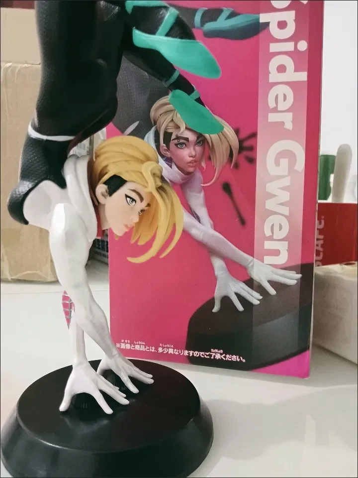 18cm Spidergwen Figure Spider Girl Anime Figure Movie Role Gwen Action Figurine Collectible Toys Decoration Pvc Model Doll Gifts