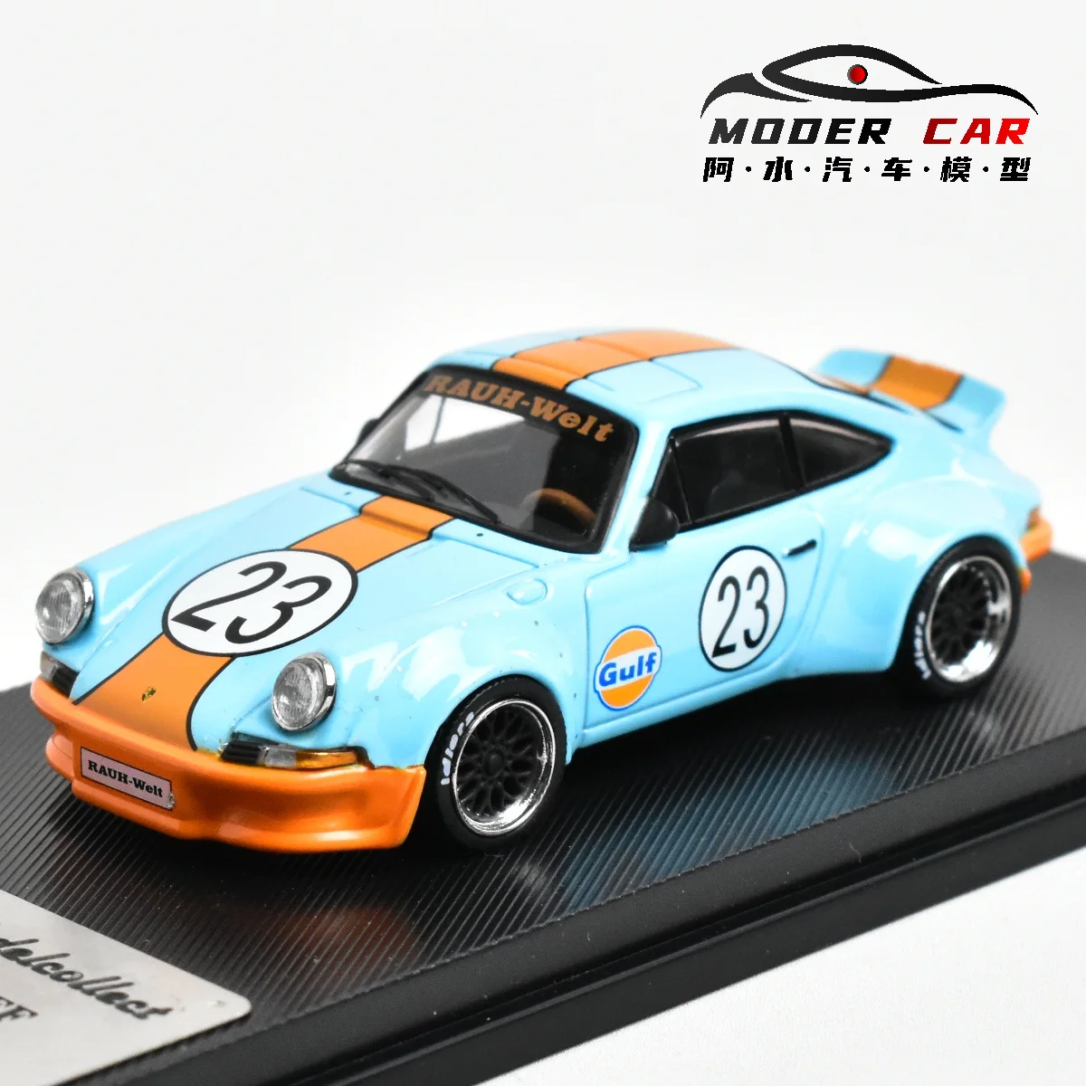 MC 1:64 930 RWB GULF Diecast Model Car