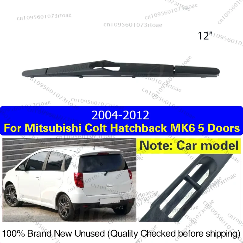

Car Wiper 12" Rear Windshield Windscreen Wiper Blade For Mitsubishi Colt Hatchback MK6 5 Doors 2004 - 2012 Car Accessories