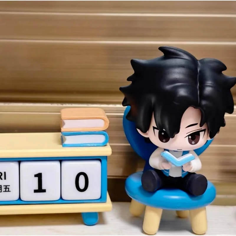 Calendario de escritorio de enlace genuino, figura de Cheng Xiaoshi Lu Guang, adornos periféricos de Anime, figura de acción, modelo de muñeca, regalo para niña