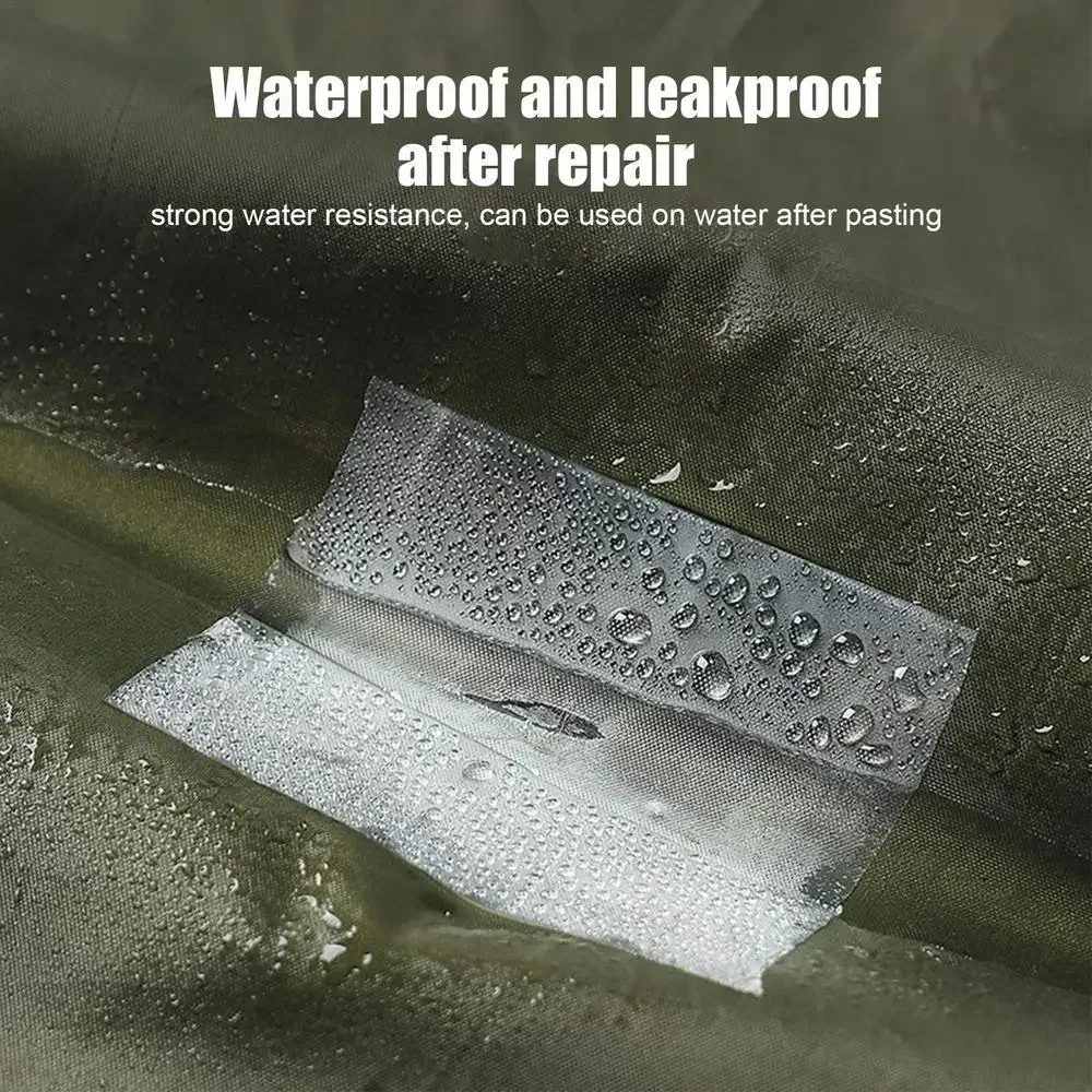 [HODR] TPU Transparentes Reparaturpflaster Wasserdichtes Klebeband für Zelt Regenmantel Boot Luftmatratze Schwimmring Leckage-Reparatur Outdoor-Ausrüstung – Detail 1