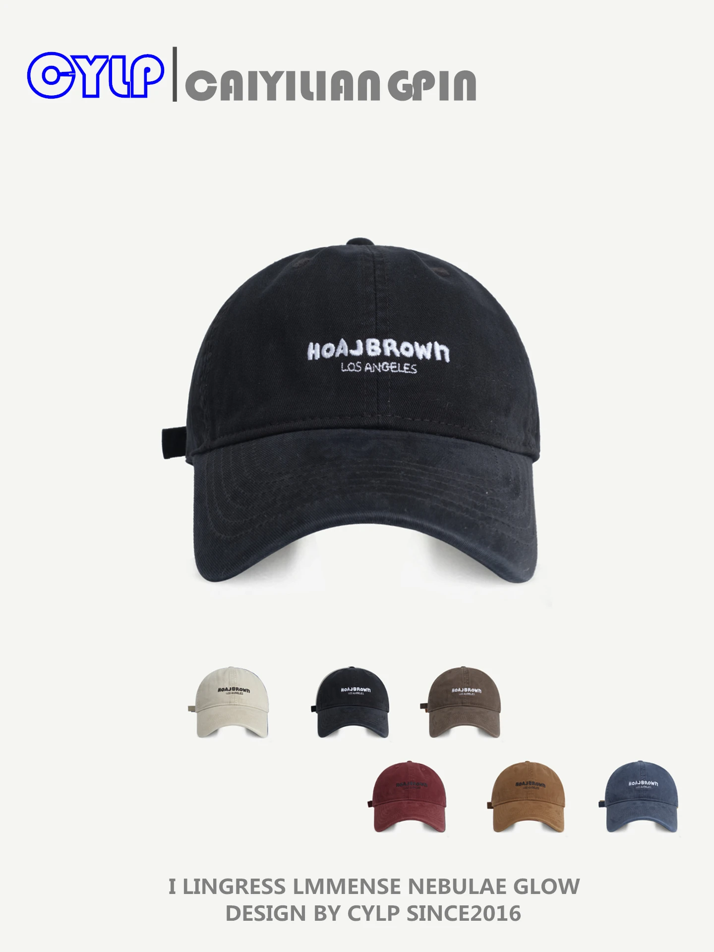 

Hat Korean Fashion Simple Letter Embroidery Baseball Cap for Men Wide Brim Face Slimming Versatile Duckbill Cap