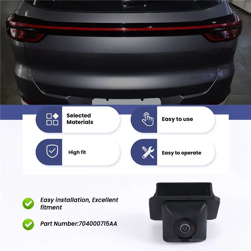 BB AT-Car Reverse Rear View Camera For Chery Tiggo 7 Plus Pro 2.0T 704000715AA T1E T1A