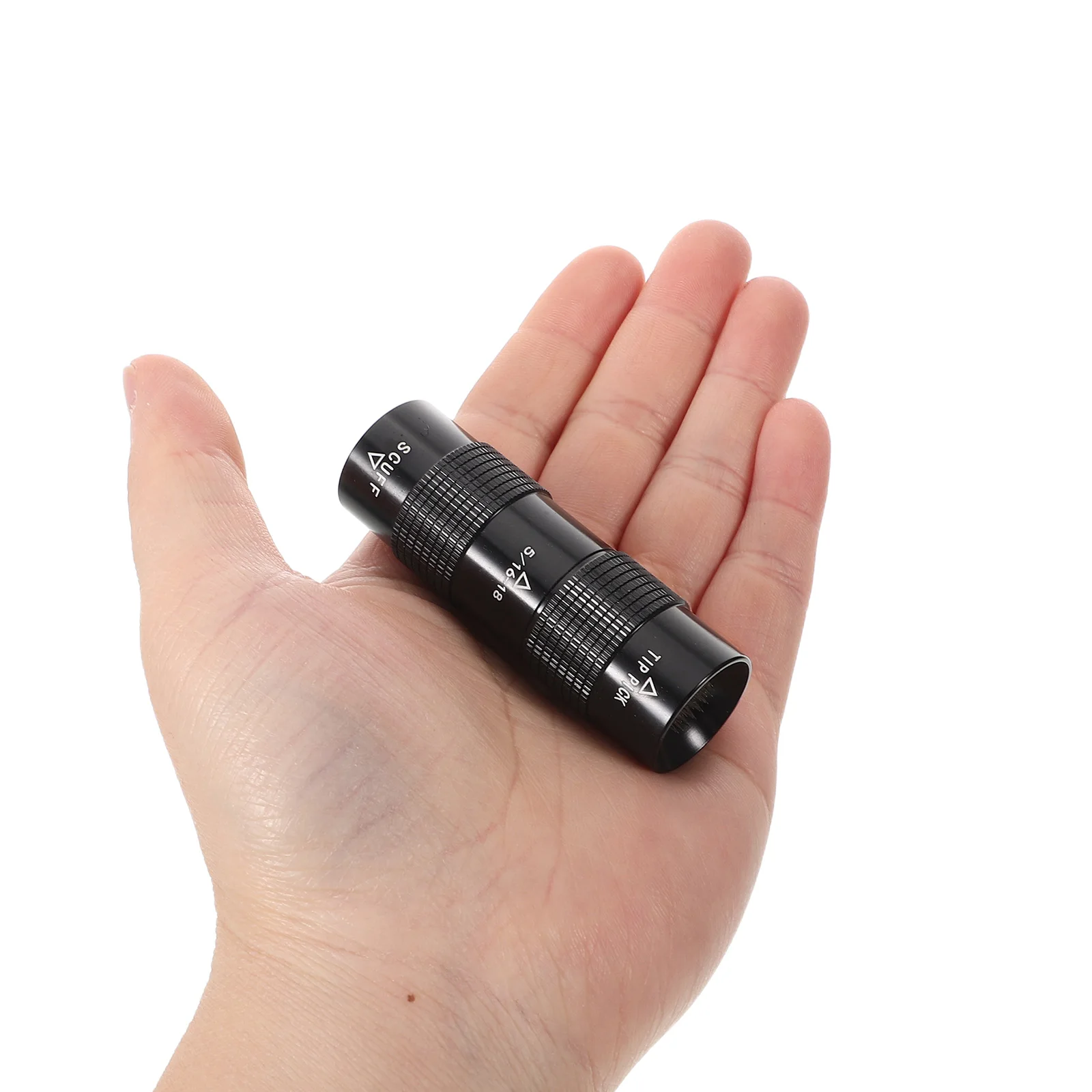 

Portable Pool Cue Tip Shaper - Aluminum Billiard Cue Repair Tool - Multi-Functional Tip Shaping File for Billiards Training