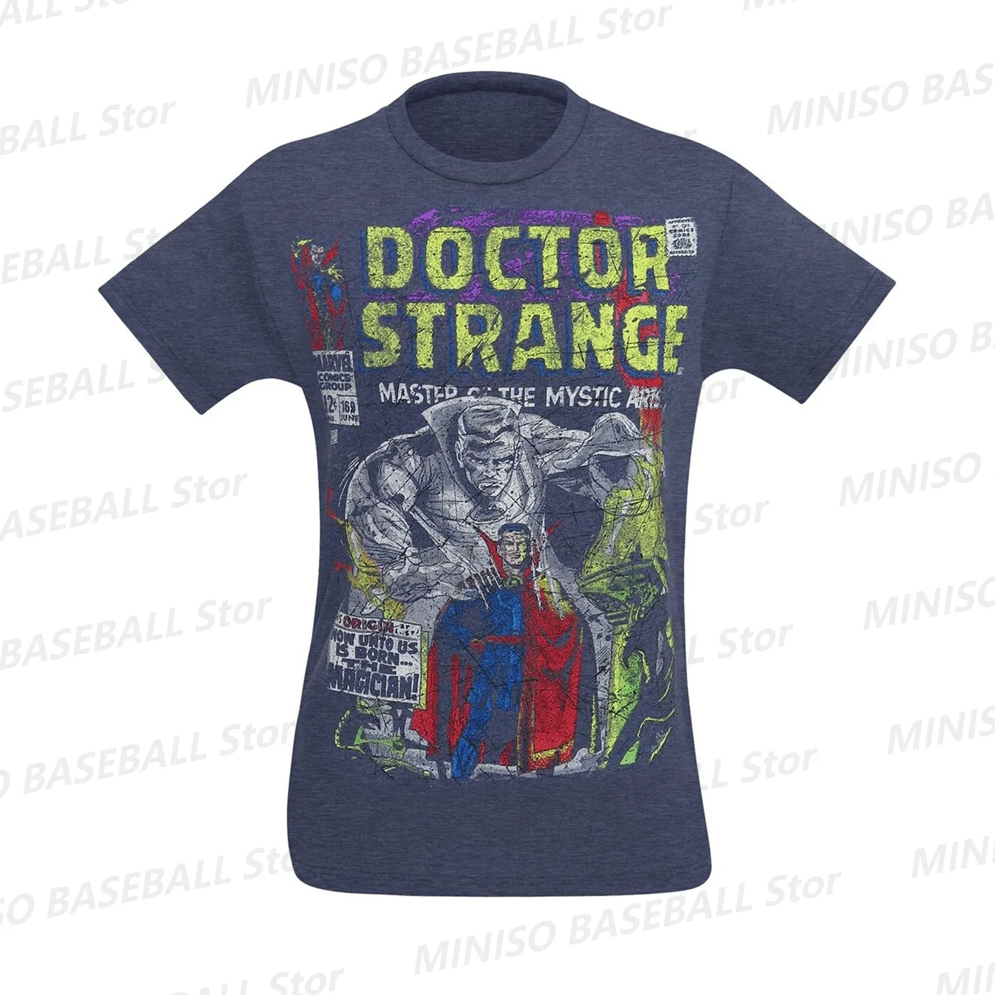 Summer New Marvel Comics Boy T-Shirt Avengers Doctor Strange 169 Cover Printed Casual T-Shirt Kid/Adult Marvel Comics Street Top