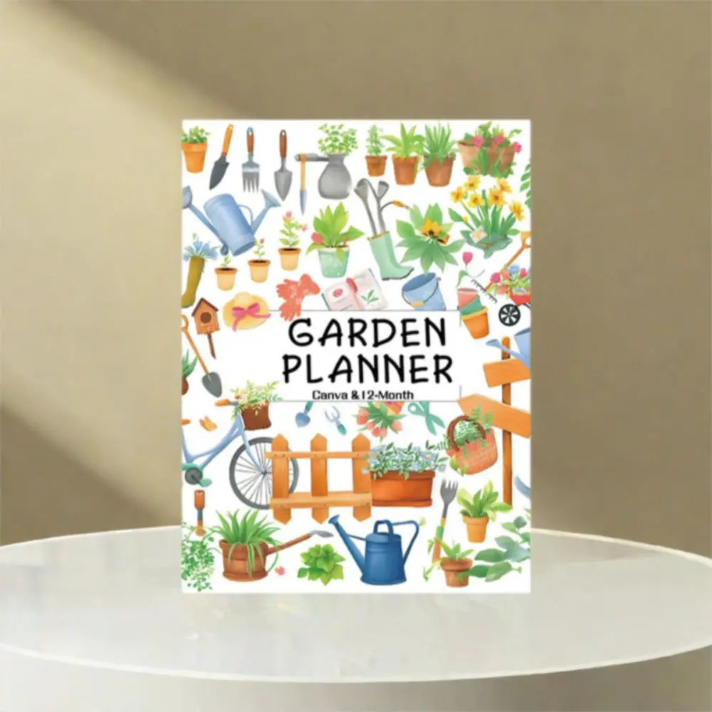 

Colorful Plant Care Watering Planner Efficient Cartoon Floral Garden Planner Paper Horticultural Record For Home Gardeners