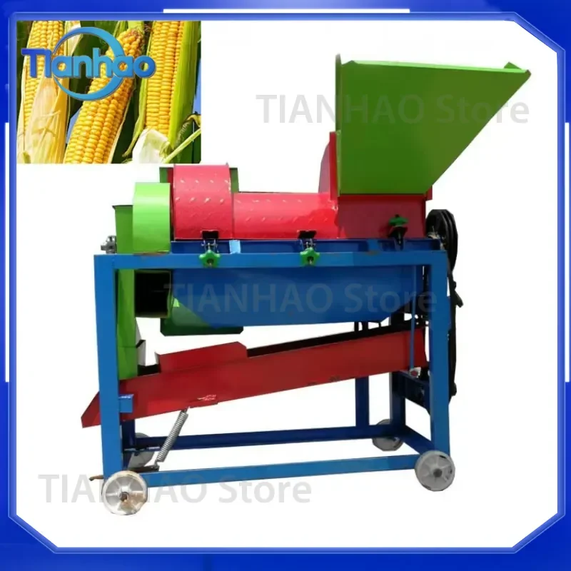 Small Multifunctional Thresher for Wheat Soybean Sorghum Rice Corn Peeling and Screening Integrated Thresher