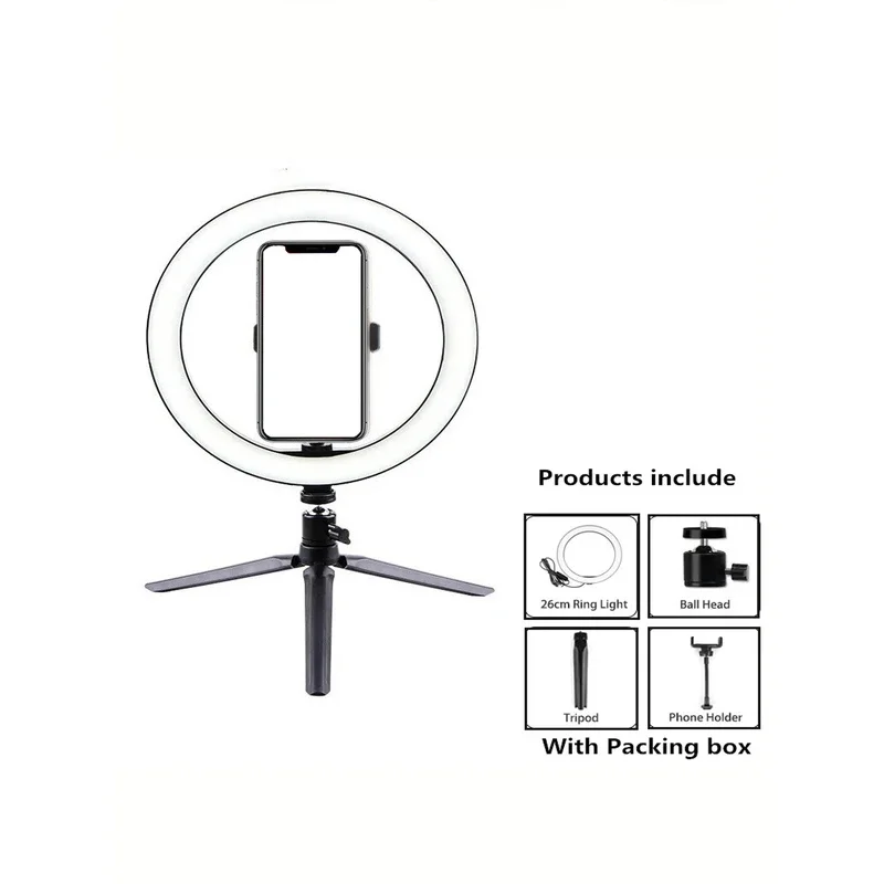 26 cm shooting light 26 cm light ring + tripod stand