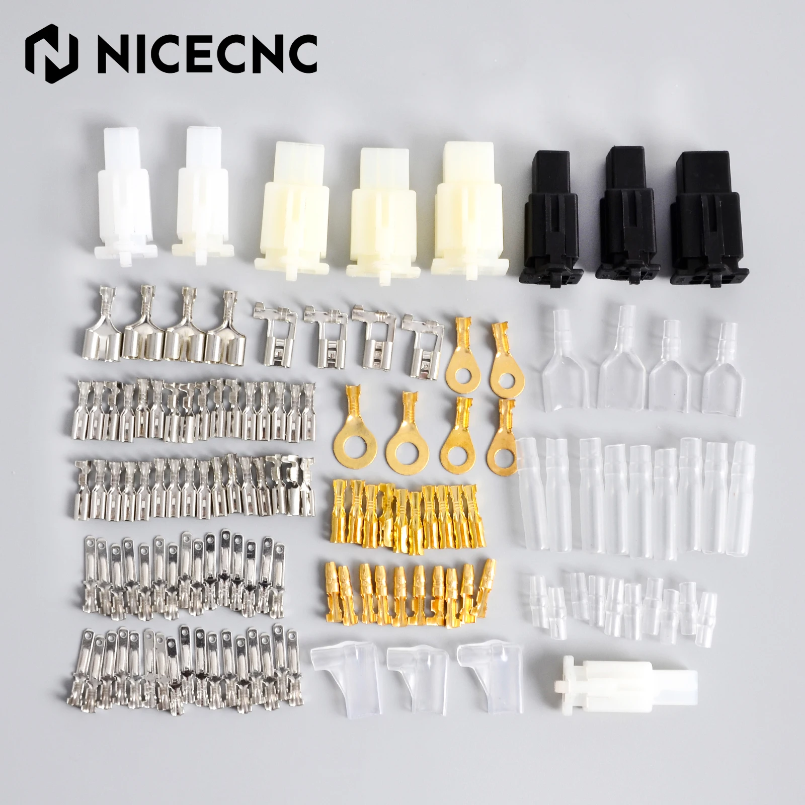 

Universal Motorcycle Wiring Harness Connector Repair Kit For Yamaha Honda KTM BMW Suzuki Kawasaki Ducati Aprilia Triumph CF-Moto