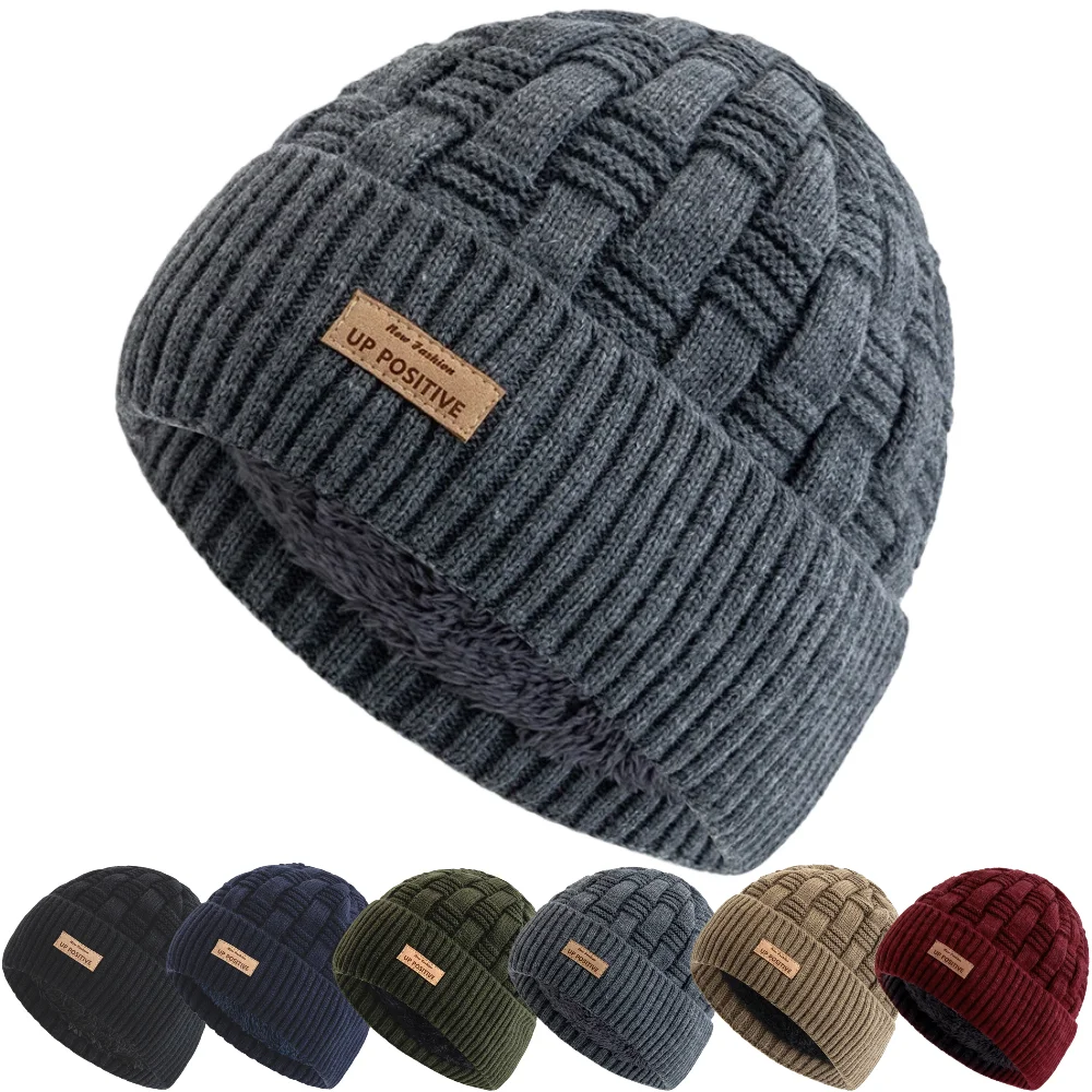 Unisex UP POSITIVE Brief Winter Hüte Outdoor Gestrickte Hüte Für Männer & Frauen Outdoor Sport Beanies Hüte Caps