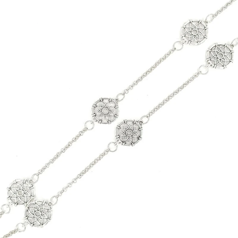 สร้อยคอเชือกเส้นเล็กโลหะสำหรับผู้หญิงที่ใส่แว่นตาเชือกเส้นเล็ก Dropship