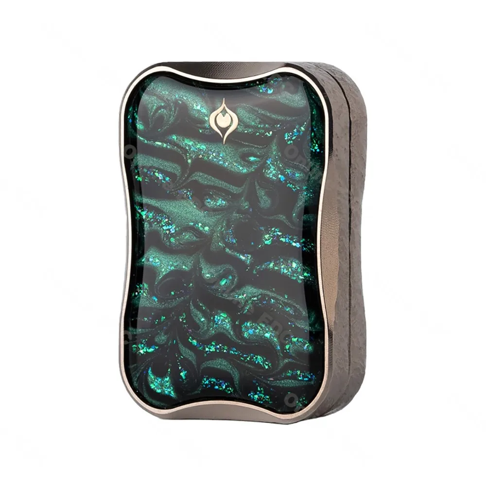 ピーコックオーラサンドスリムプロ無制限プッシュスライダーフィジェットスライダーステンレス鋼チタンジルコニウムストレスリリーフおもちゃ大人のための