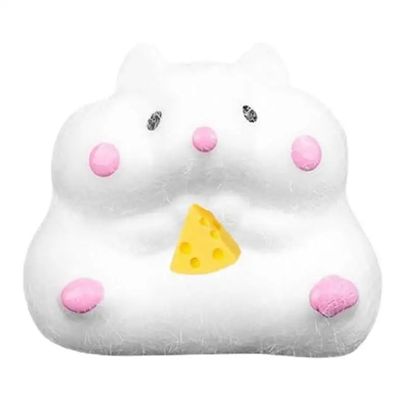 フィジェット スクイーズ おもちゃ ハムスター ソフト アニマル ハムスター スクイーズ 感覚玩具 伸縮性のあるピンチ緩和 フィジェット 男の子 女の子 子供 ティーン用