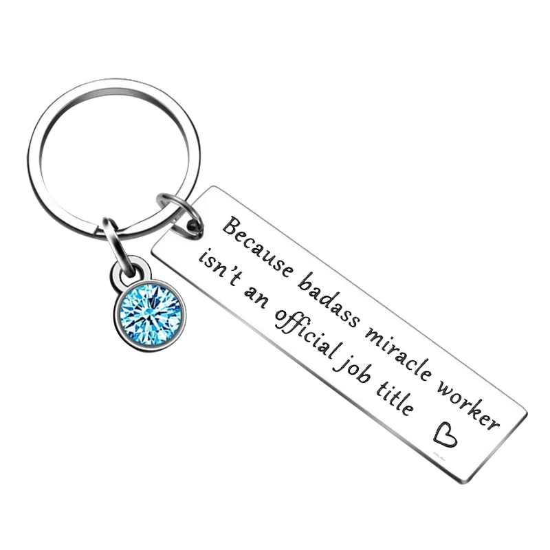 Cute Veterinarian Gift Keychain Vet Tech Appreciation Gift Key Chain Pendant Jewelry pet doctor Thank You Gift