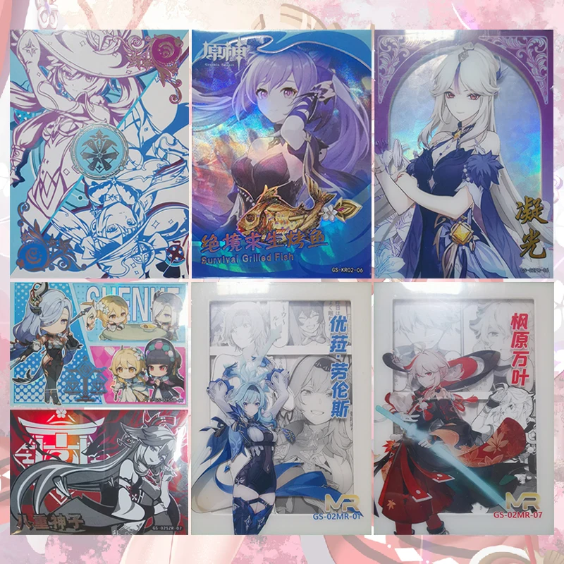 

Anime Goddess Story PM SZR KR SSD PR MR Cards Limited Cards Yae Miko Eula Keqing Shenhe Sangonomiya Kokomi Collectible Cards