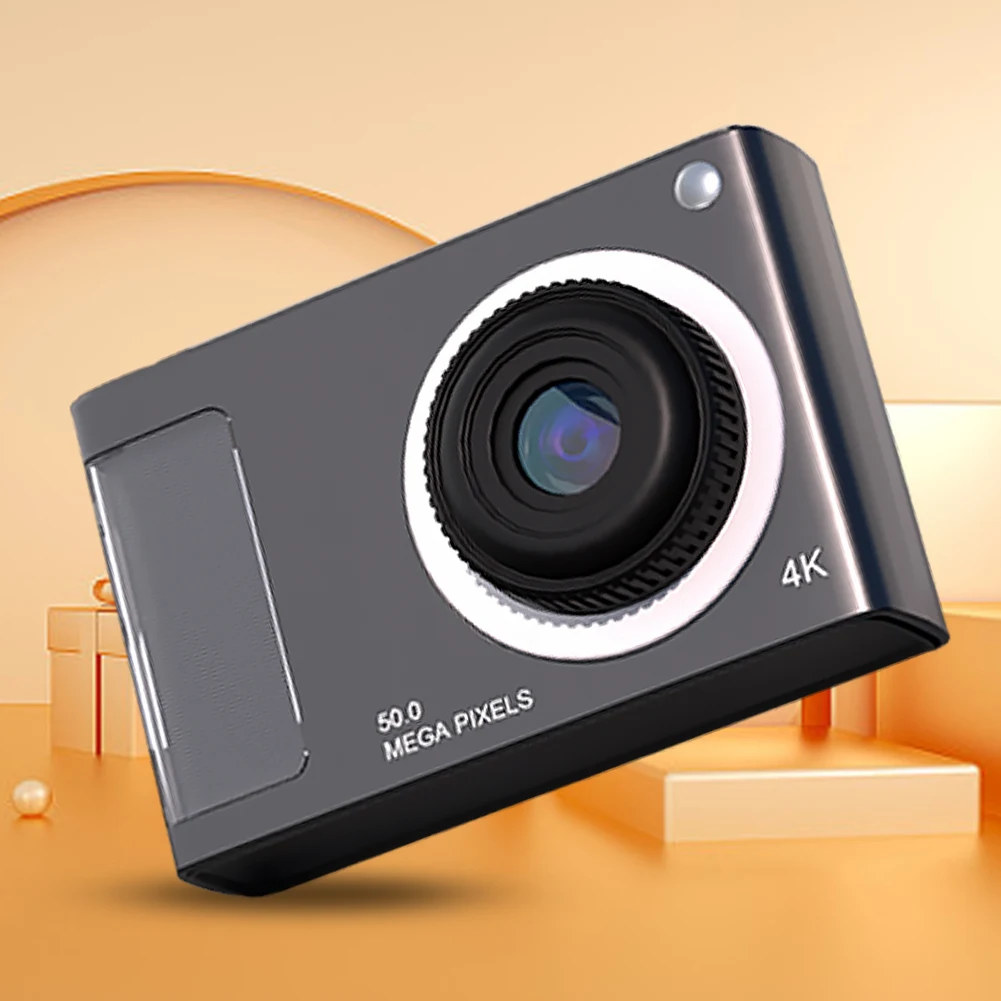 1080P 4X Zoom Digital Point and Shoot Camera 48MP Digital Camera Dual Lens CCD Camera HD Anti Shake Birthday Gifts for Students