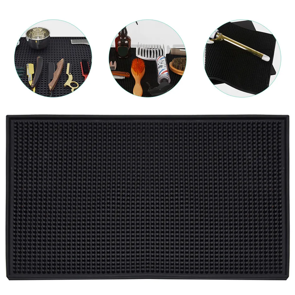 

Hairdressing Mat Heat Resistant Silicone Tools ganizer Nonslip Texture Lightweight Durable Vanity Accessories Storage Travel