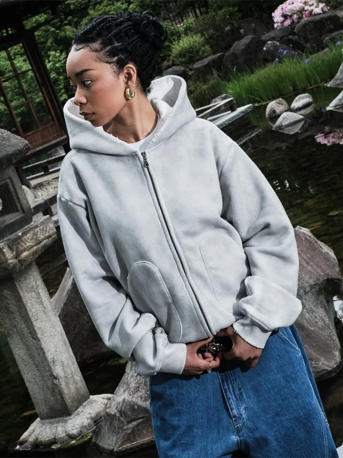 

Мужская и женская толстовка-кардиган Mertra American Style с капюшоном на молнии, из хлопка и полиэстера, для путешествий